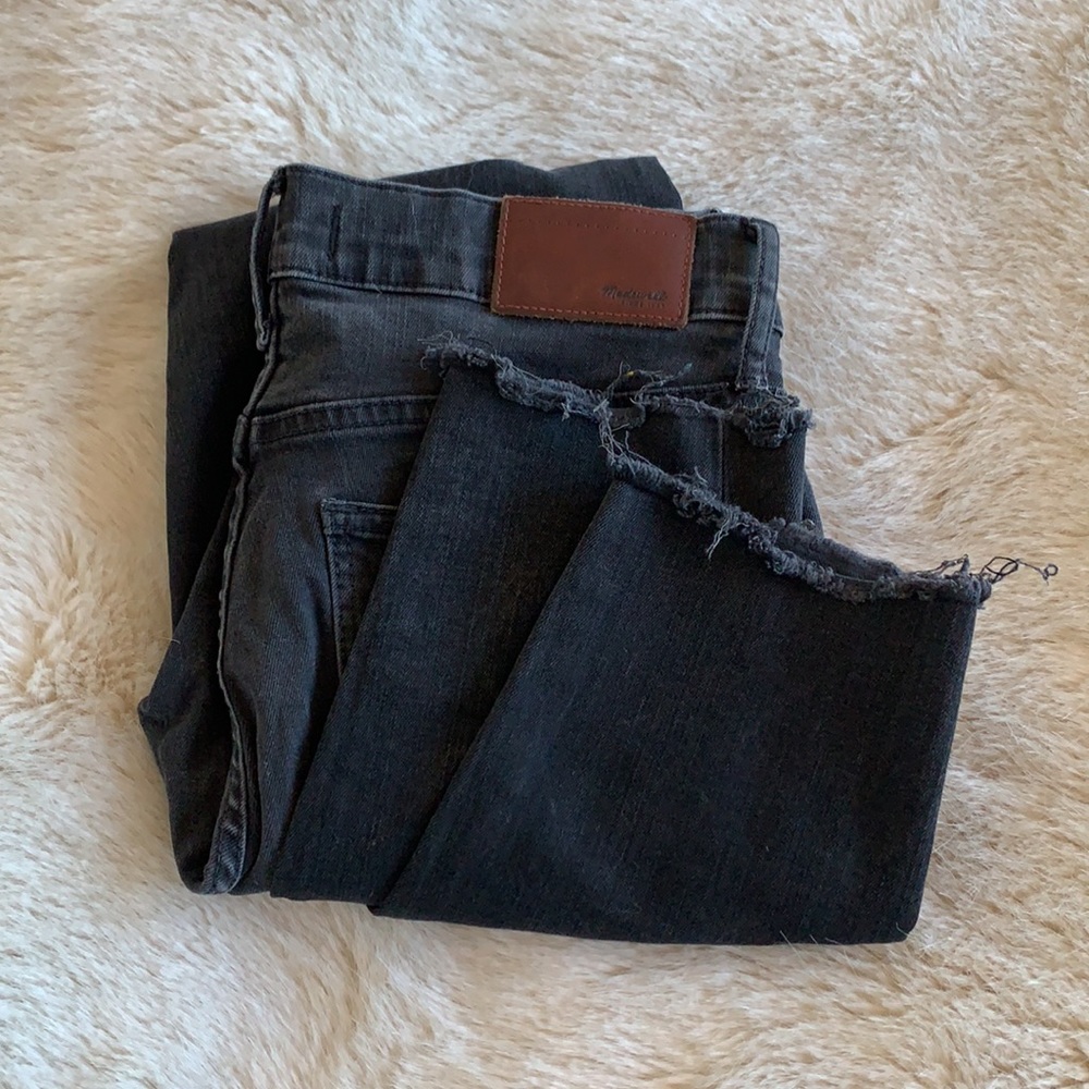 Madewell black ripped jeans